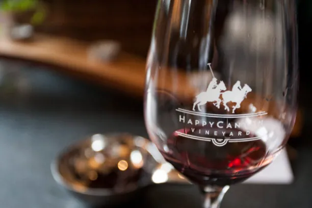 a close up of a wine glass