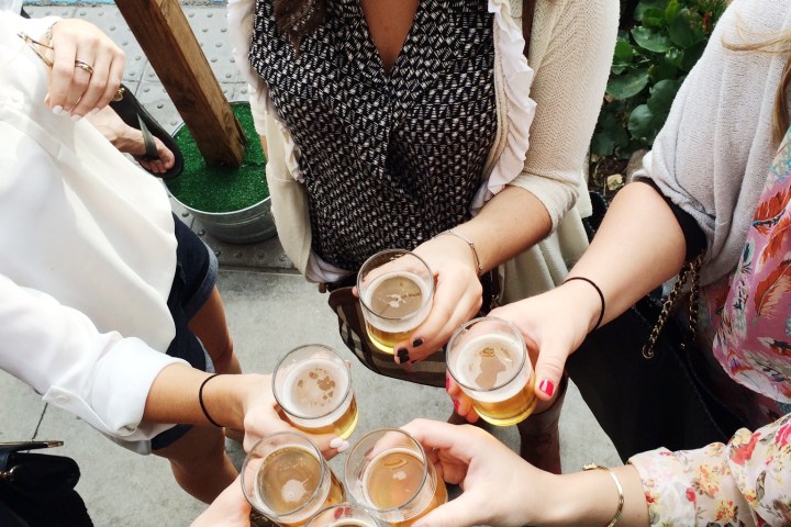 a group of people posing for the camera